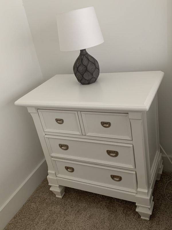 NEW CONDITION White Belmar Nightstand for Sale in Atlanta, GA OfferUp