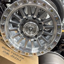 18x9 ARENA OFF-ROAD WHEELS F-250 F-350 8x170  +0 RIMS (4) NEW-WE FINANCE TIRES AVAILABLE TOO MESSAGE FOR PRICE