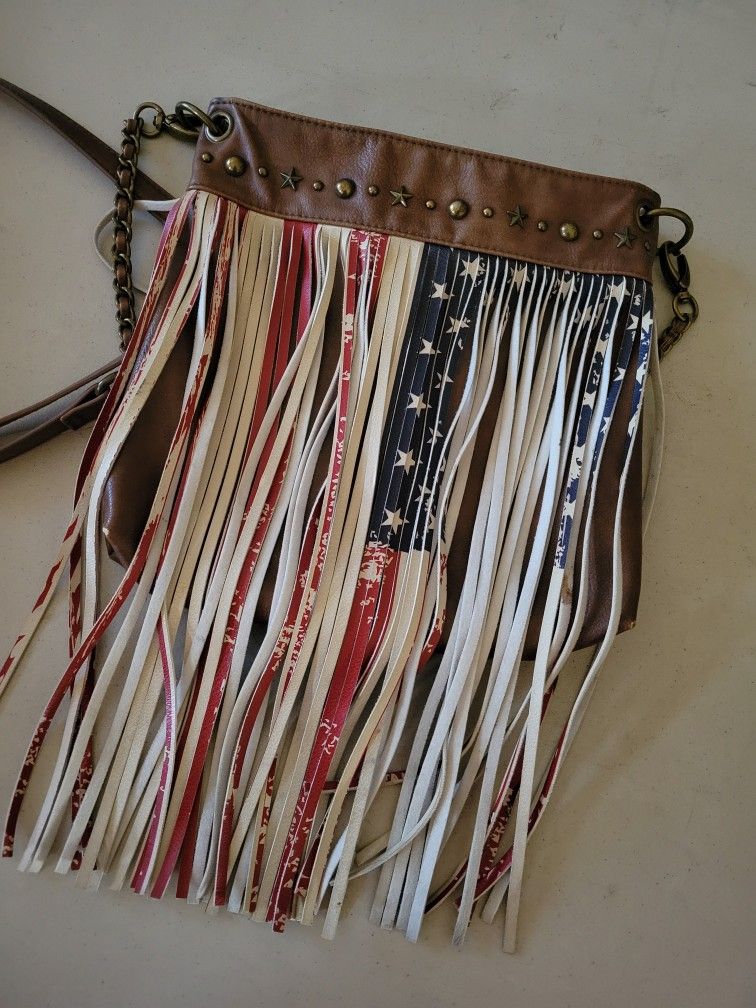 Purse. Flag. Fringe 