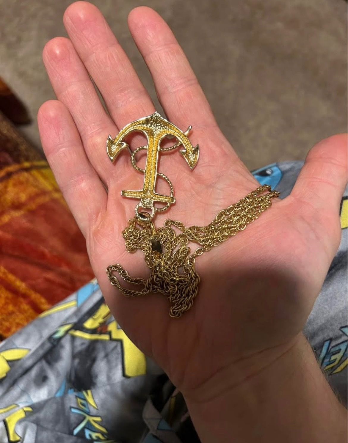 Authentic Sarah Coventry vintage Anchor necklace