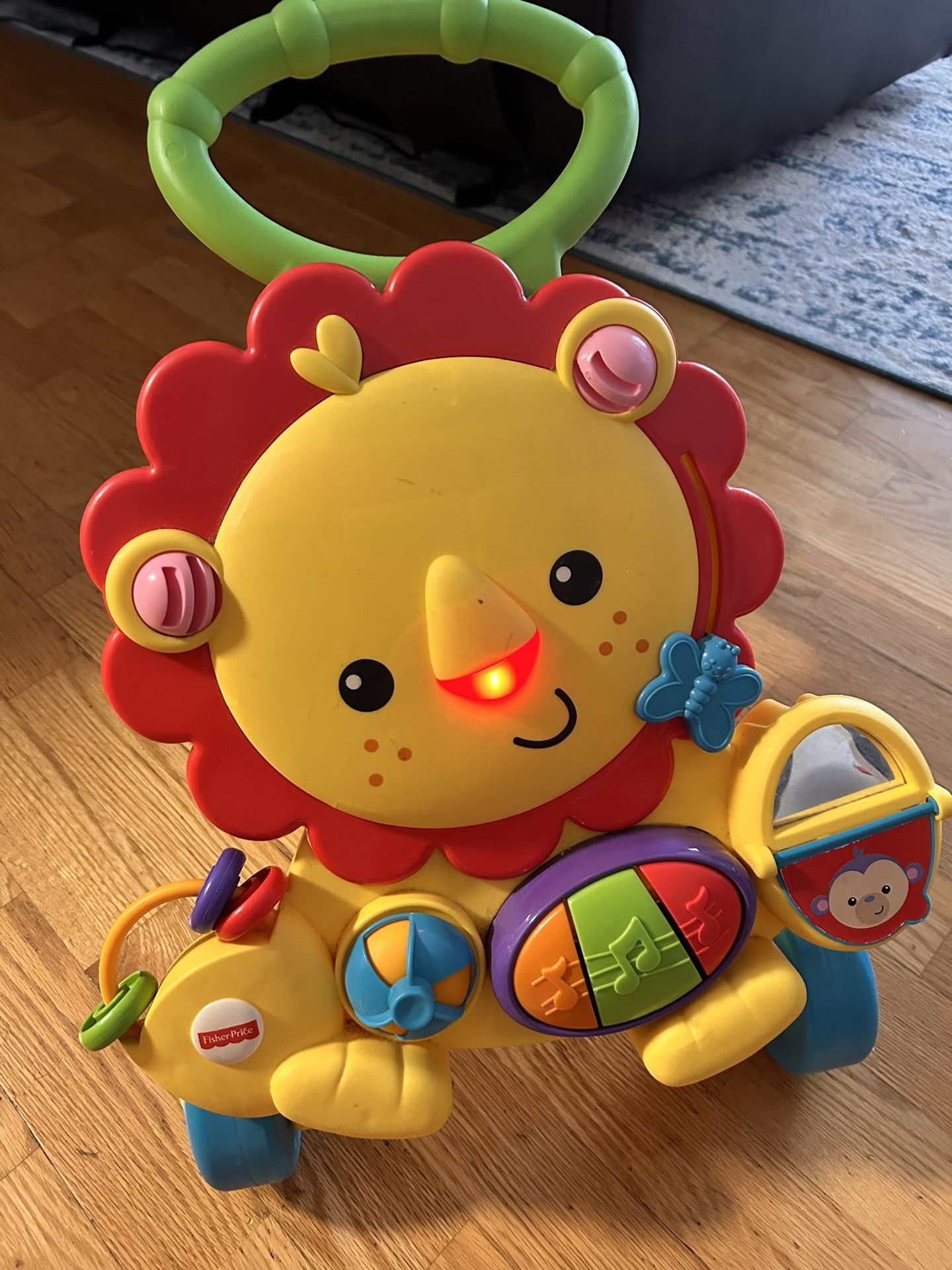 Baby walker with music
