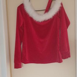 Womens Christmas womens shirt size Large 