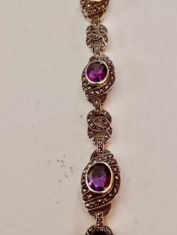Sterling Jewelry.  Classic Beautiful 7.5 inch Bracelet.