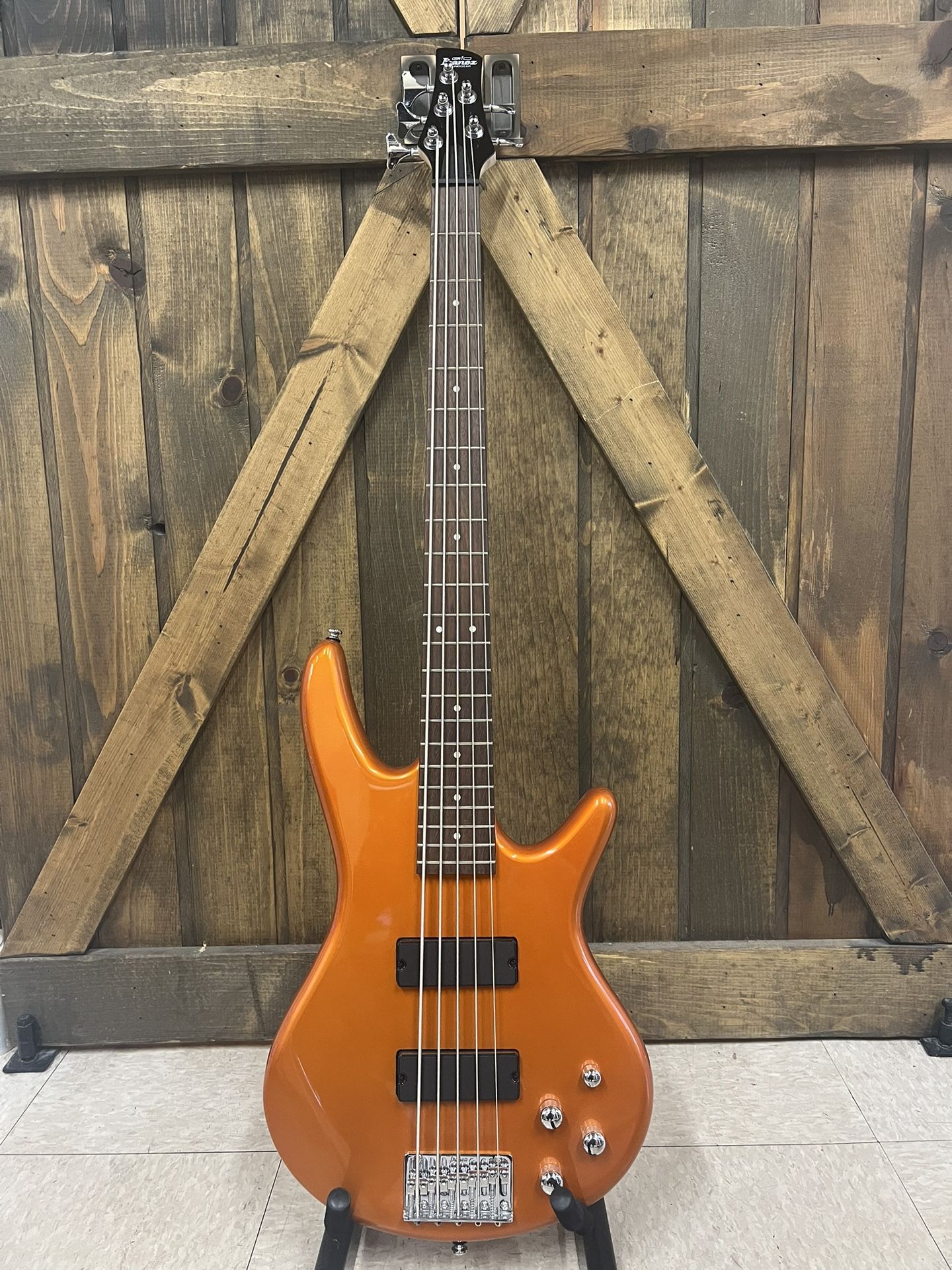 Ibanez GSR205 BASS Guitar Soundgear Orange Metallic 5 String *5354