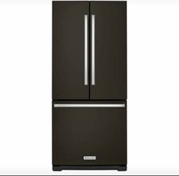 KitchenAid French Door Refrigerator 20 cu ft. 30" stainless black