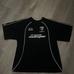 Balenciaga Automobil Lamborghini Soccer Oversized T-shirt "Black"