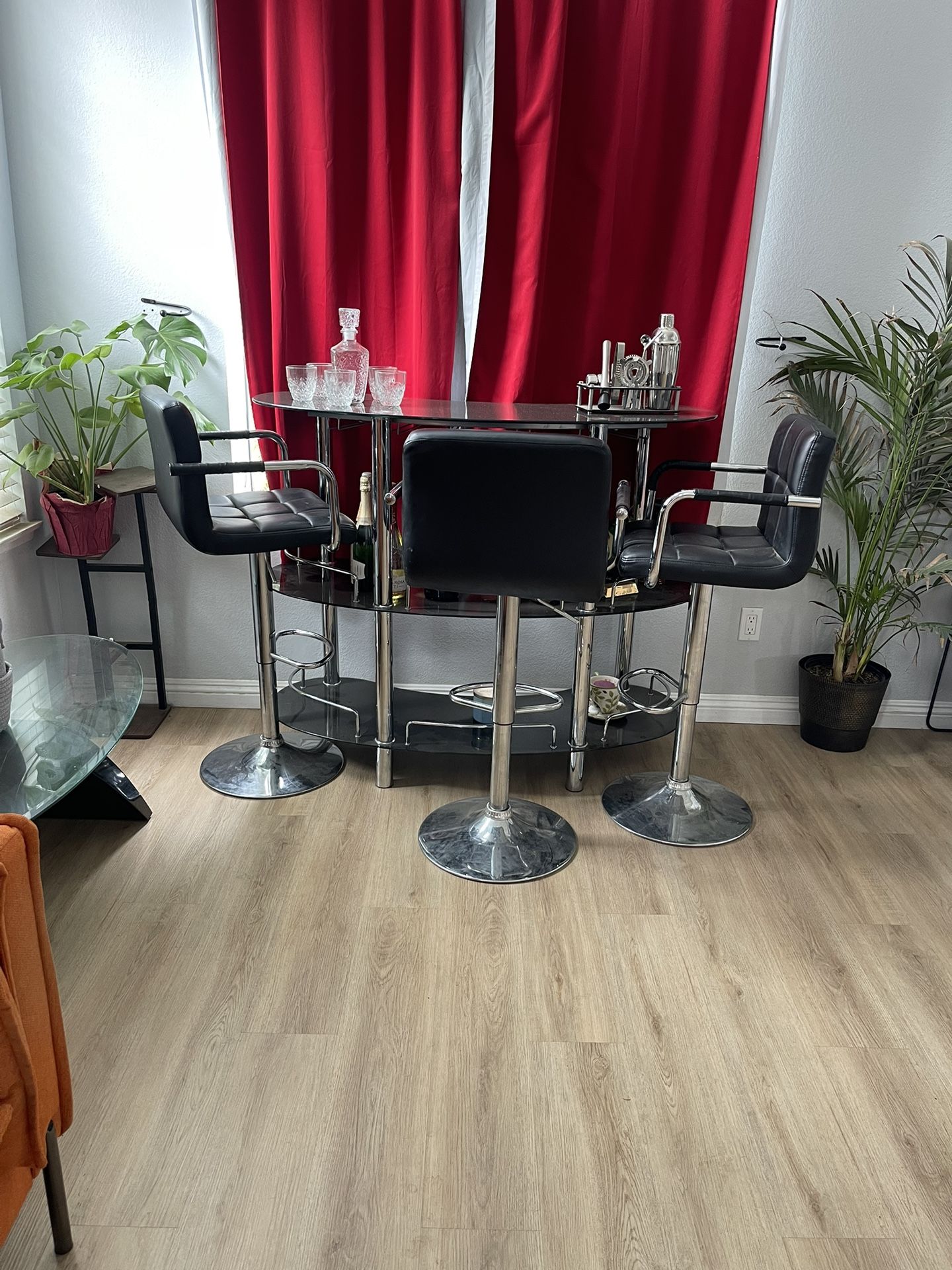 Bar W/ 3 Bar Stools,All Products : American Fashion Style Bags On Sale
