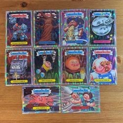 2024 Topps Chrome Garbage Pail Kids Series 7 - Drool Refractor Lot 