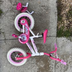 Girls Bicycle With Training Wheels