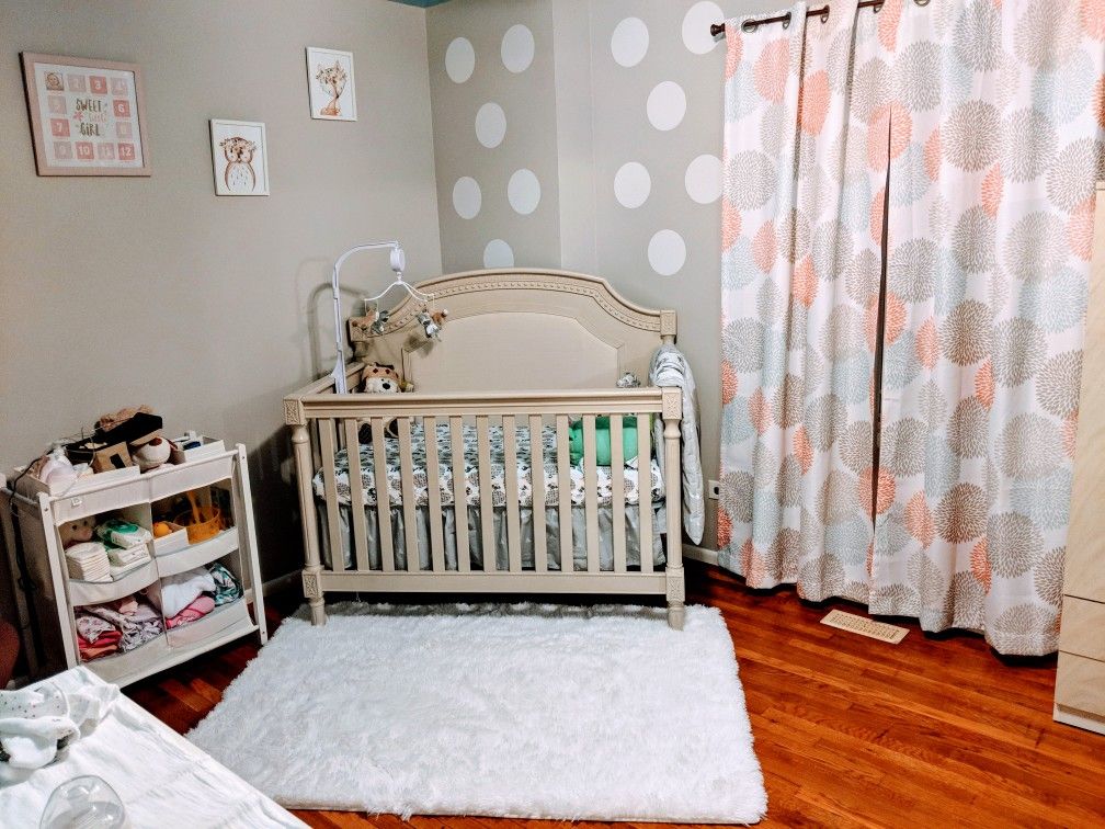 Baby Crib 5 In 1 Convertible