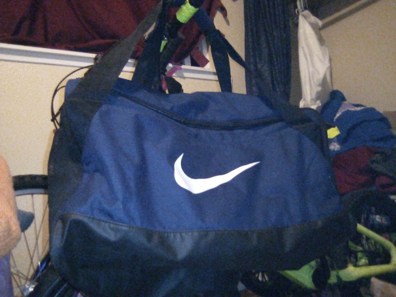 Nike Blue 24" Zippered Duffle Gym Bag