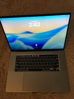 MacBook Pro 16 inch Touch Bar Tahoe