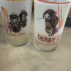 Kentucky Derby Glass Set Of 2