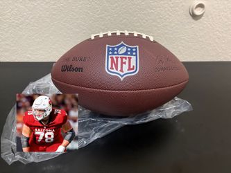 Signed Isaiah Adams NFL Football