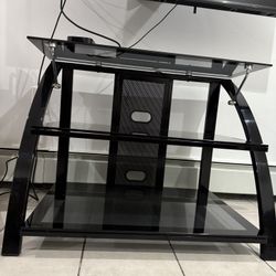 Modern Glass & Metal TV/Entertainment Stand