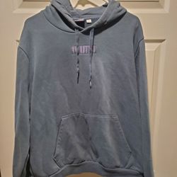 Men's Size XL Slate Blue Puma Hoodie