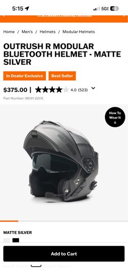 Harley modular helmet