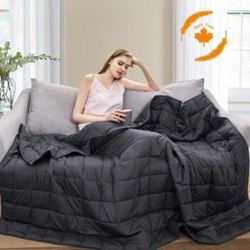 MAPLE DOWN Weighted Blanket 20 Lbs King Size Gray 7 Layer