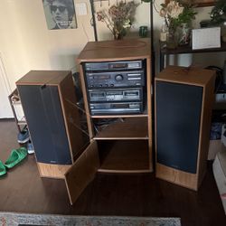 Vintage Onkyo Stereo System 