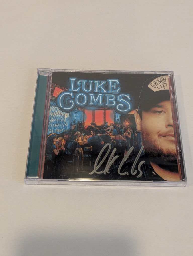 Luke Combs Growin Up Signed CD