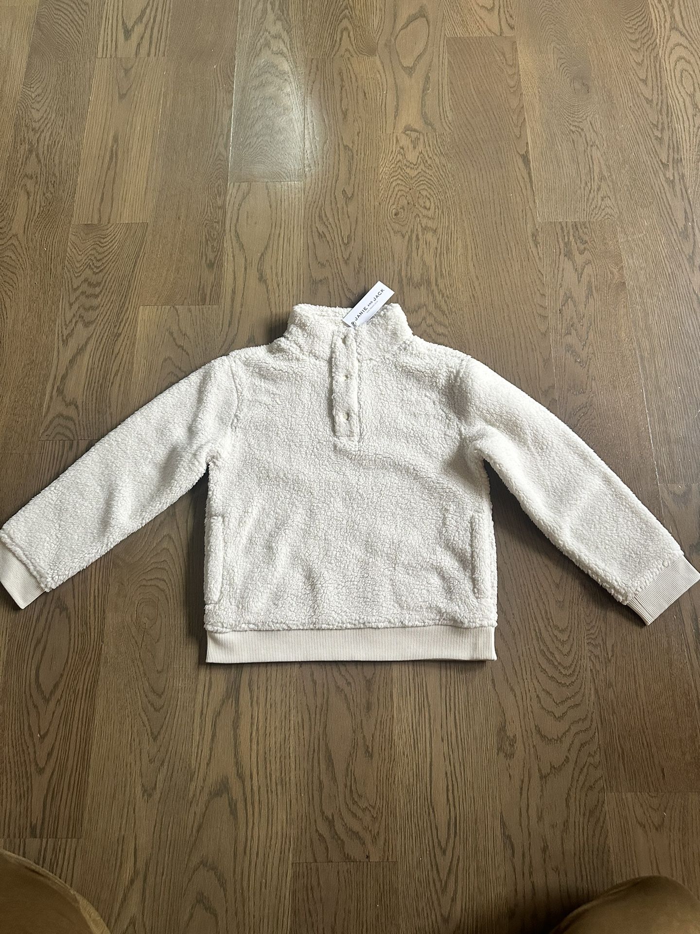 NWT Boys Janie & Jack Pullover Fleece Size 7