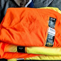 High Visibility Long Sleeve Working Shirts 