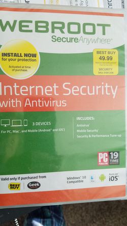 WEBROOT SecureAnywhere Antivirus