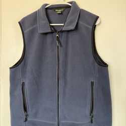 Eddie Bauer Fleece Zip Up Vest 