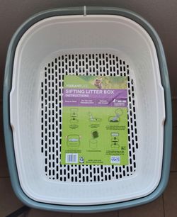 Vibrant Life Sifting Cat Litter Box 18" x 15" x 6" brand new