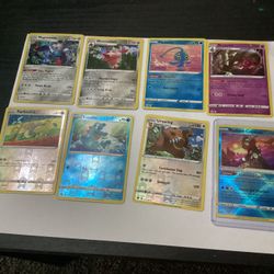 Pokémon Cards Rare Reverse Holo Set Of 8 Radiant Greninja