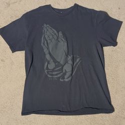 Ring of fire, hands praying tee