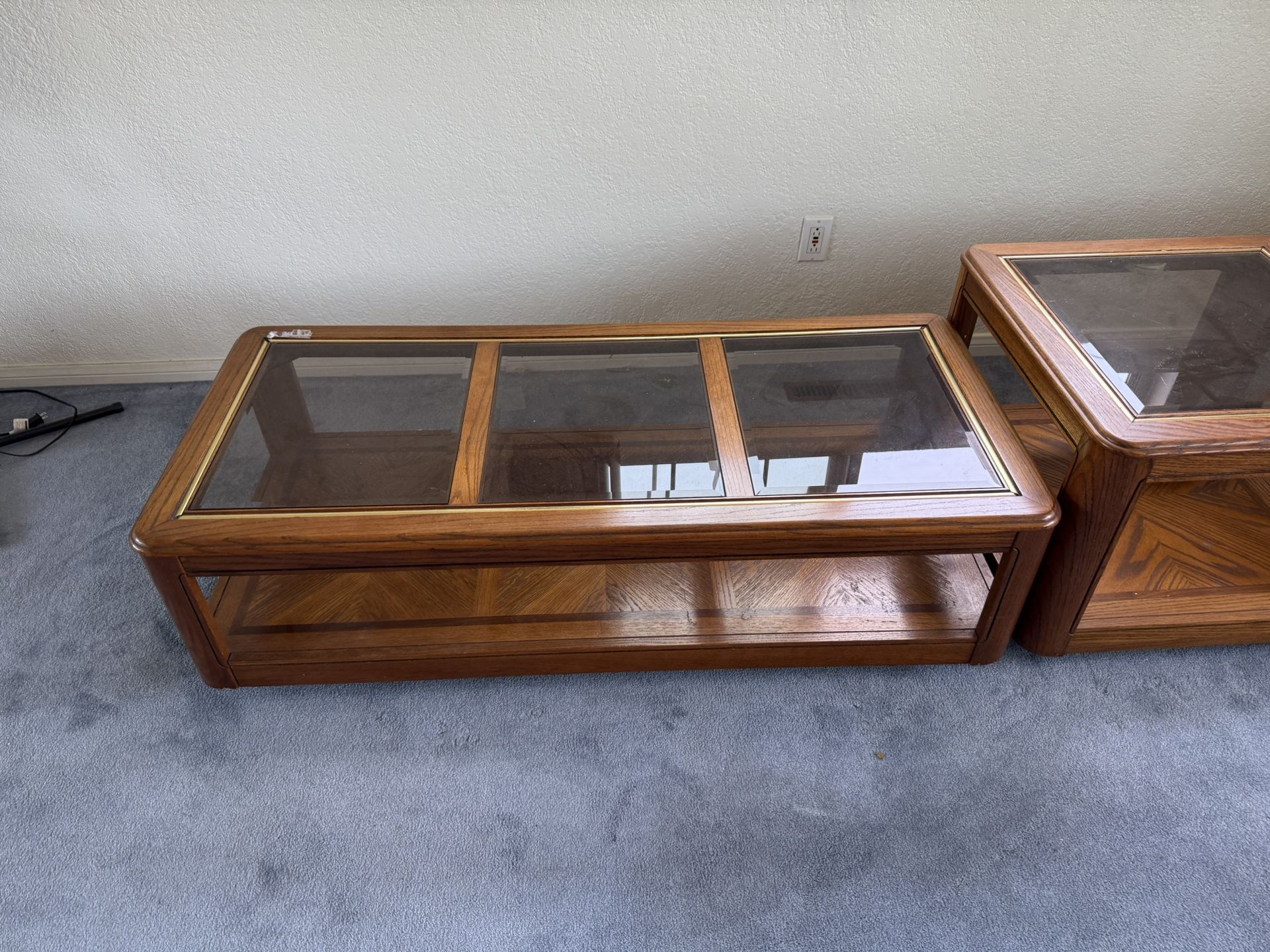 Coffee Table and 2 End tables