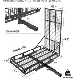 Hitch mount carrier used