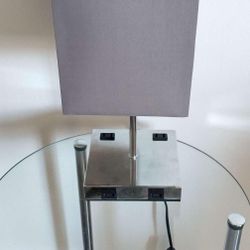 Desk lamp With Charging Ports. Touch 