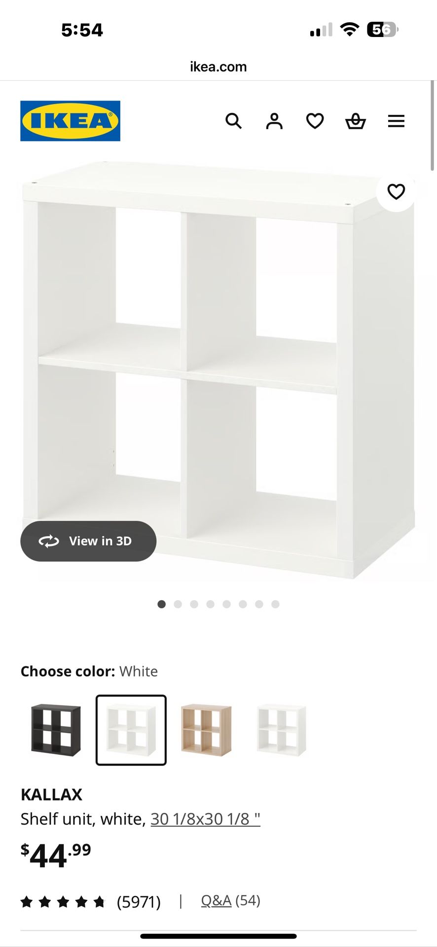 White Shelf or Bookcase