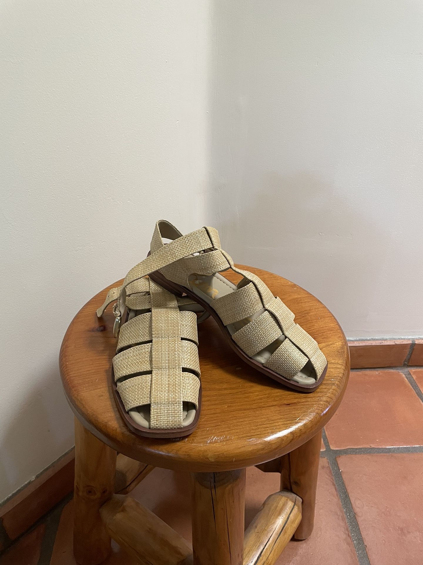 Sam Edelman “New” Raffia Sandals