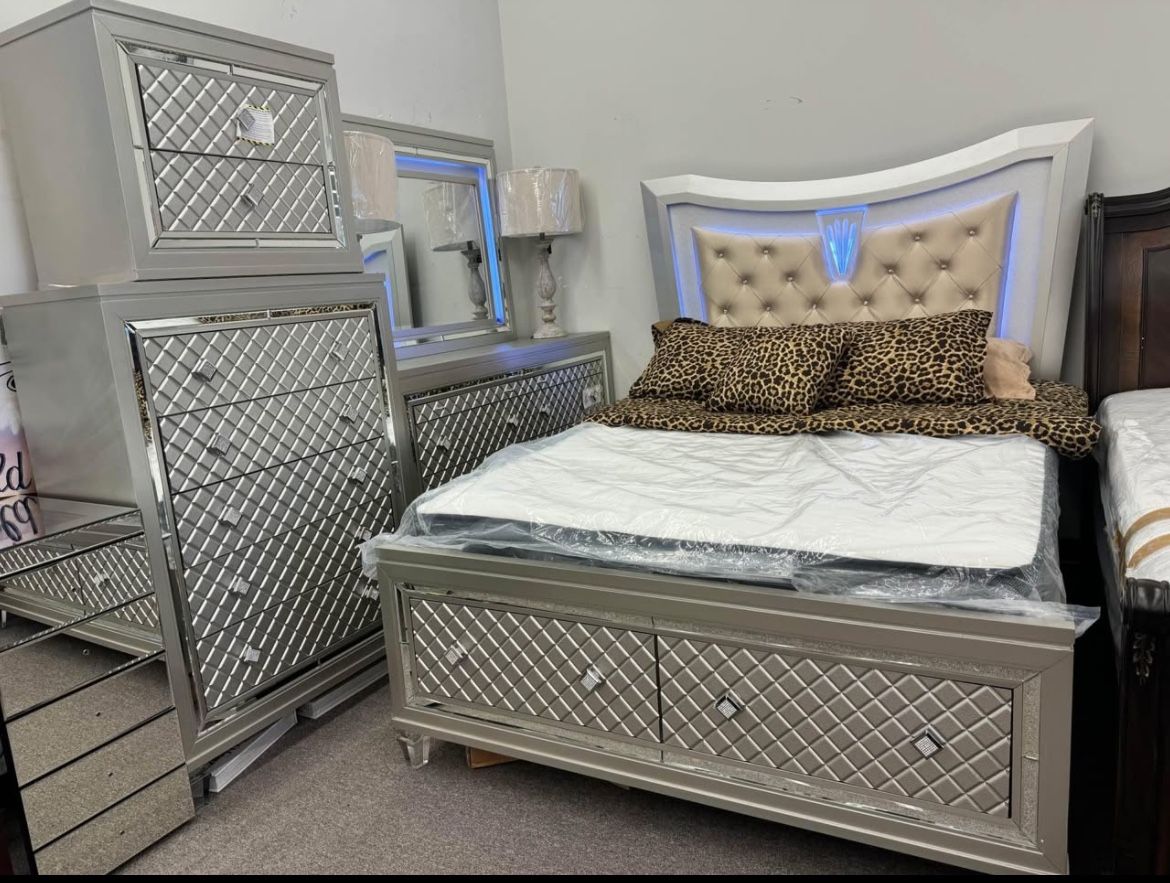 Bedroom Set All Sizes Are Available Same Day Delivery No Money Down No Credit Need 0% Interest