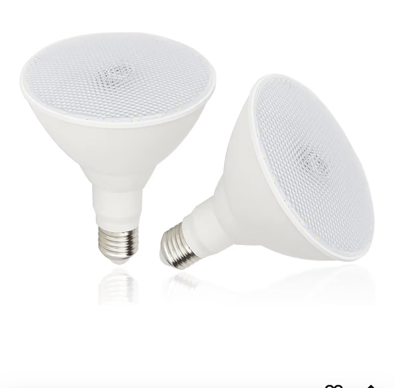 Radar Motion Sensor Outdoor Flood Light Bulbs, Dusk to Dawn LED Security Light E26 Base PAR38 Motion Activated 5000K Daylight, 15W(100-Watt Replacemen