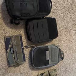 Lot Of EDC Style Pouches 