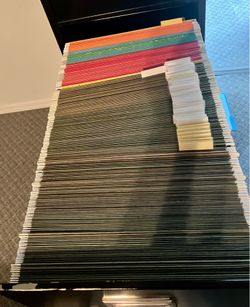 150 Letter size Hanging file folders