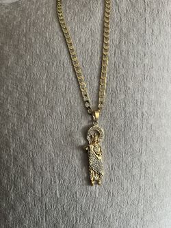 Chain With St Jude Pendant 
