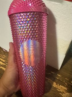 Starbucks Pink Studded Tumbler with dome Lid