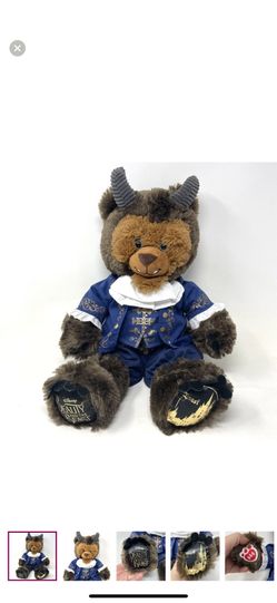 BABW / Build a Bear Workshop Disney Beauty and the BEAST 18” Plush Stuffed Toy