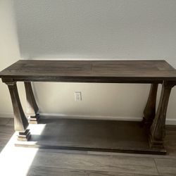 Wooden Sofa end table