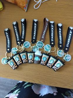 Starbucks keychain/bag charm