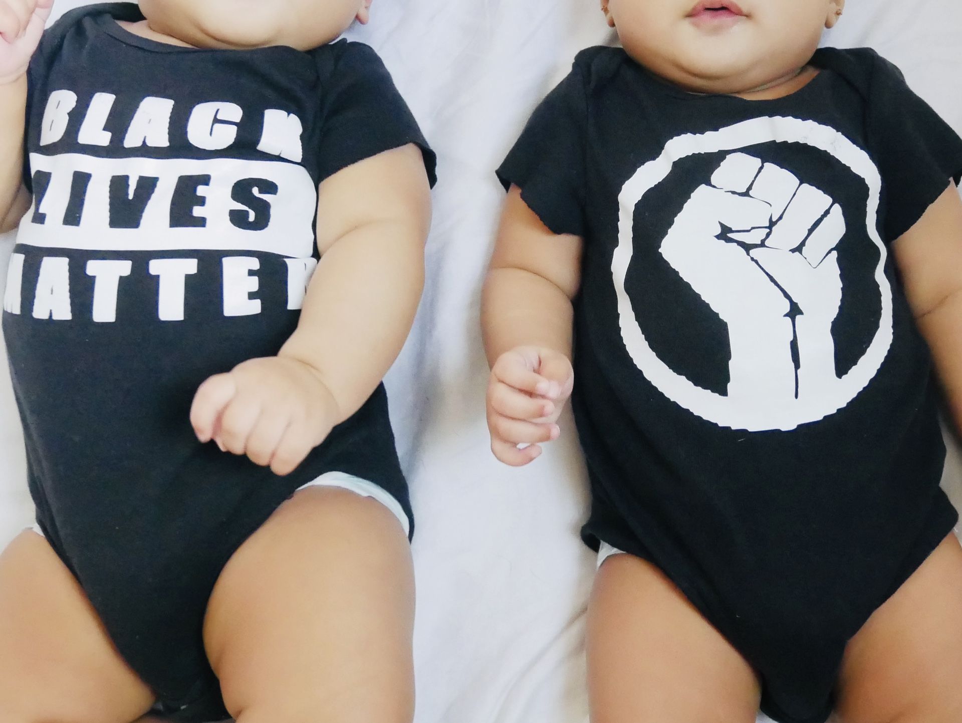 Black Lives Matter themed onesies