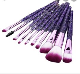 Amethyst brush set