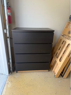 4 drawer dresser from IKEA black