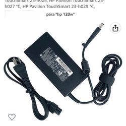 A thin AC adapter for:  HP PAVILION TOUCHSMART 23-h019, HP Pavilion  TouchSmart 23-h024, HP Pavilion TouchSmart 23-h027 °C, HP Pavilion TouchSmart 23-