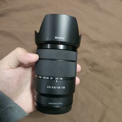 Sony 18-135mm F3.5-5.6 OSS W/ CPL Filter Included